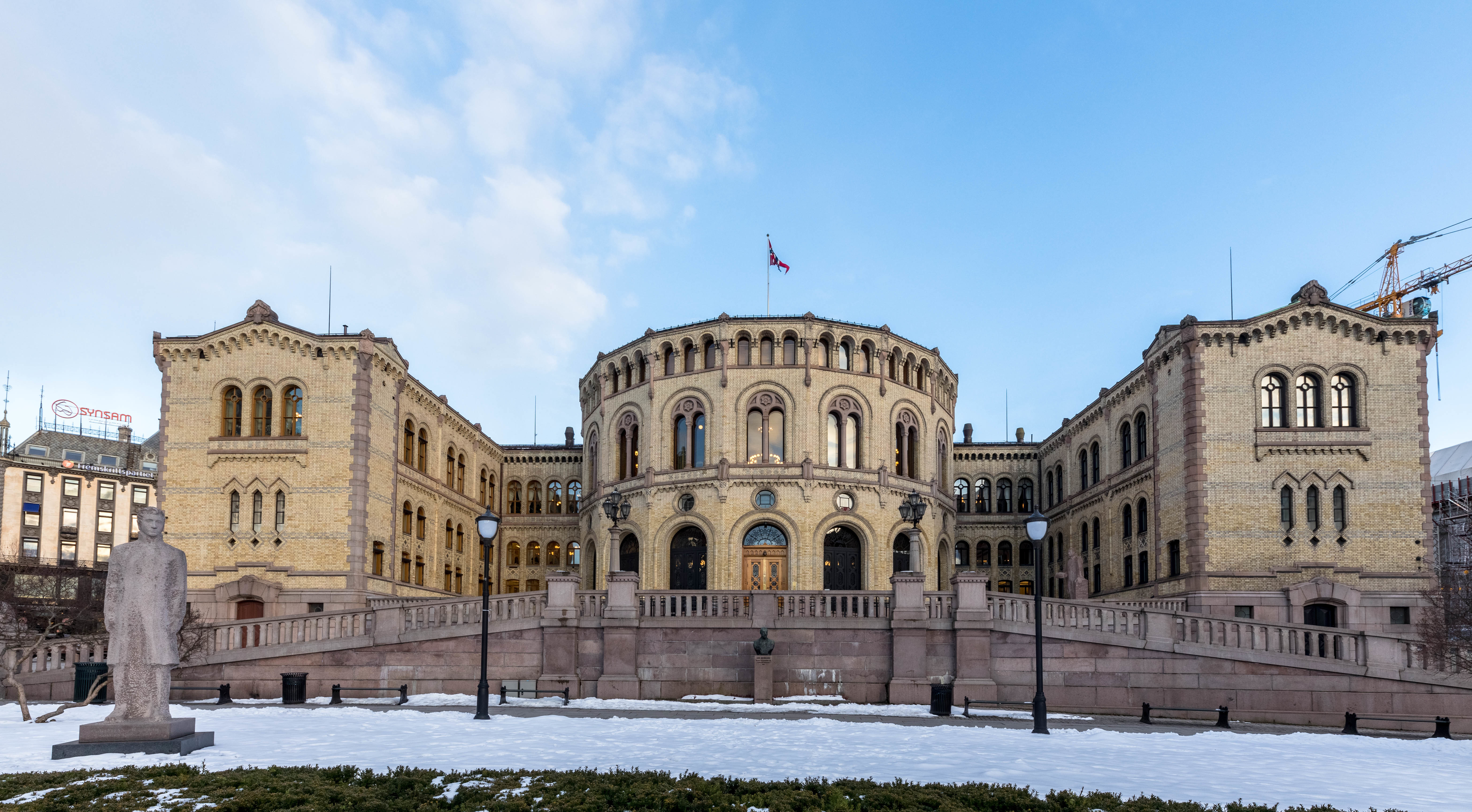 Stortinget i Norge. Foto.